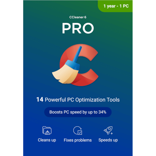 CCleaner Professional 1 PC 1 Year